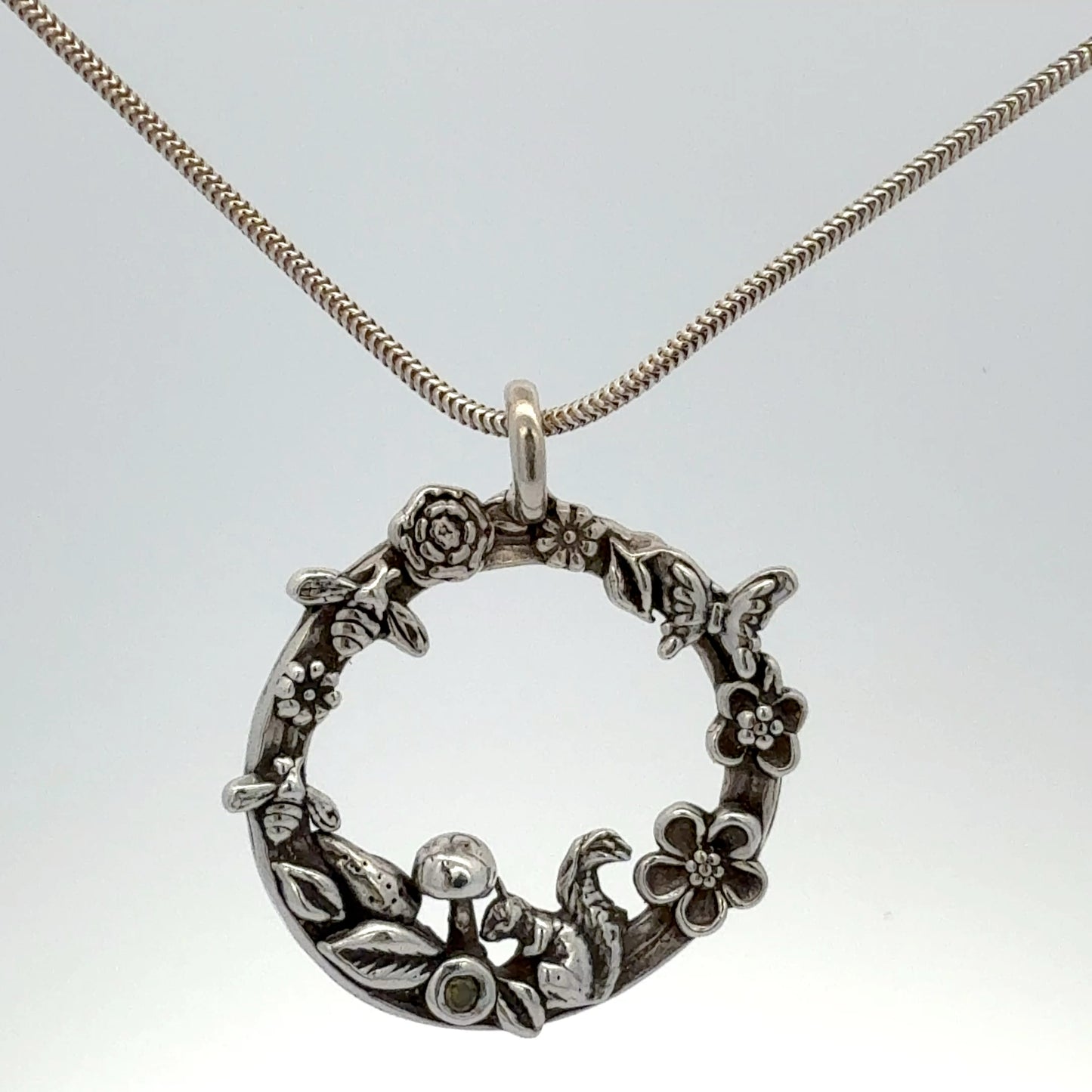 Wreath of nature pendant