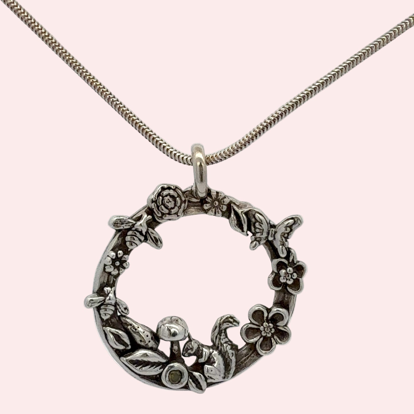 Wreath of nature pendant