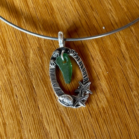 Sea Glass in Silver Jewellery