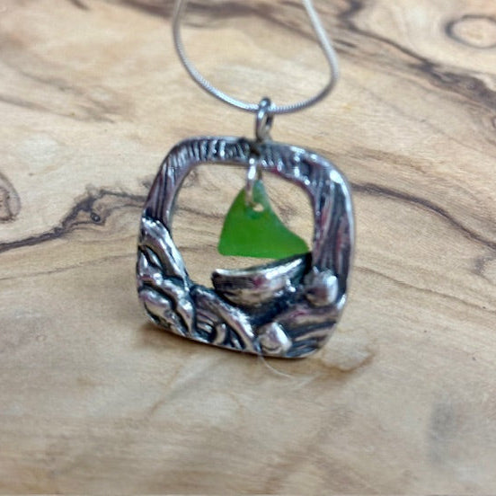 Sea Glass in Silver Jewellery
