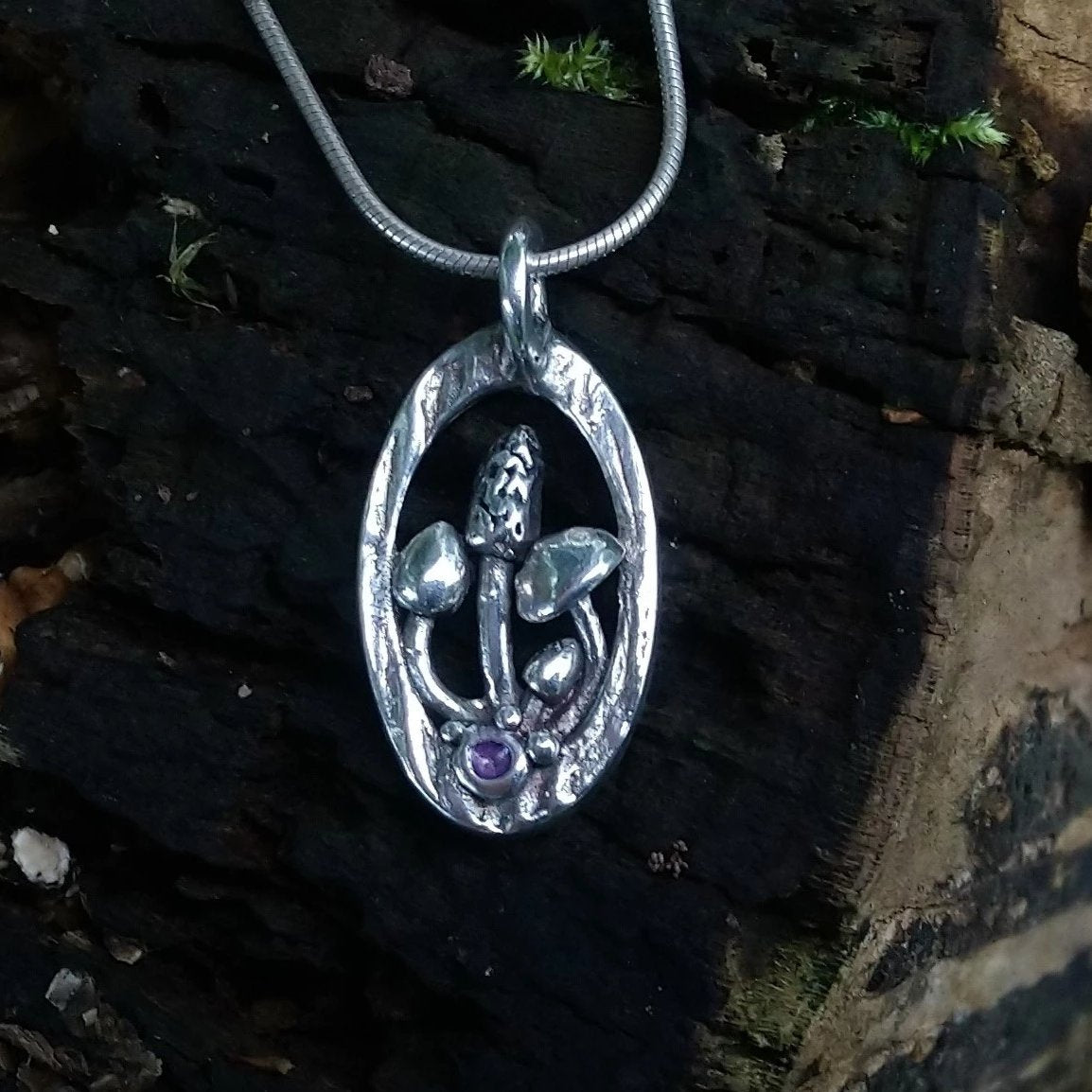 Mushroom necklace