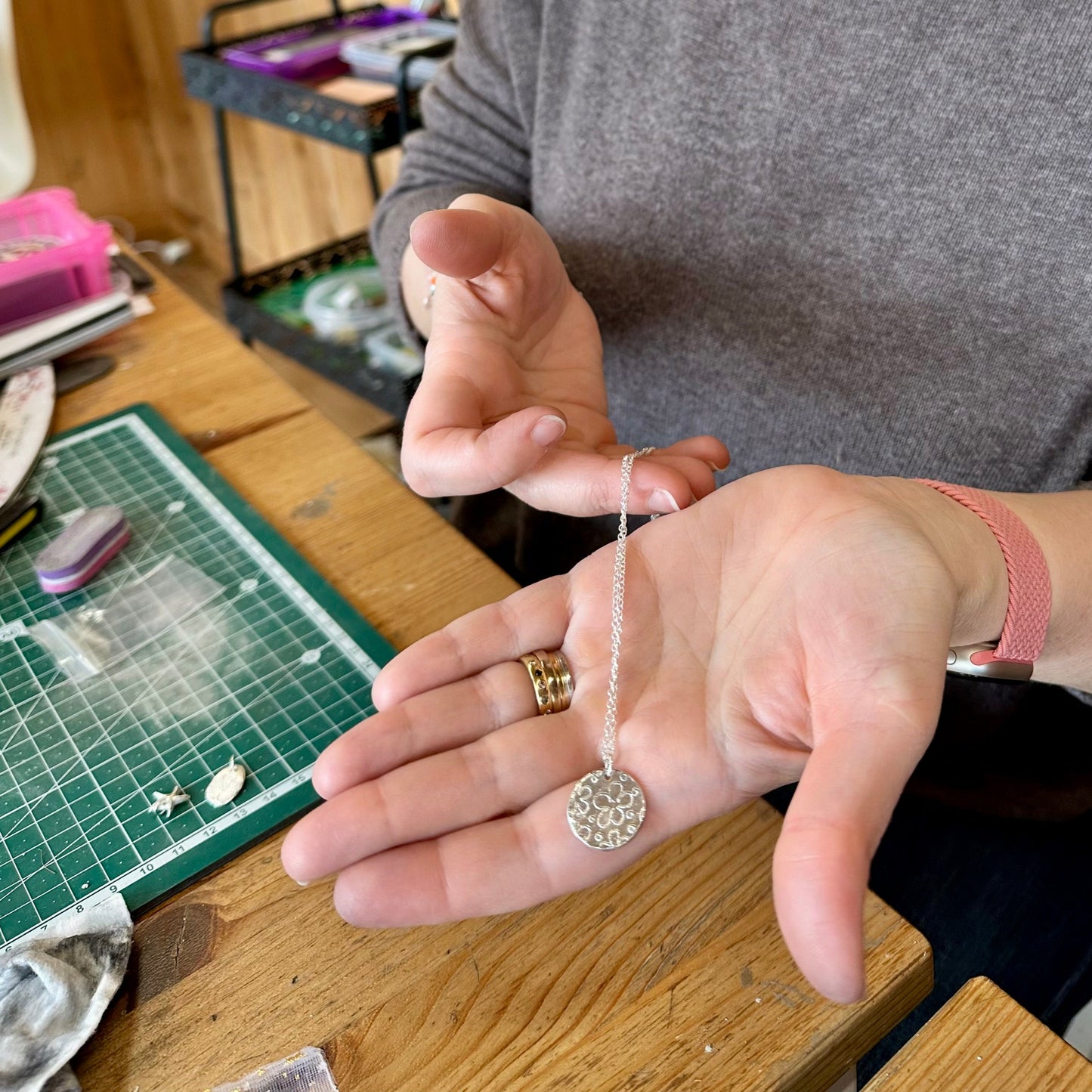 Full Day Design and Make Silver Jewellery