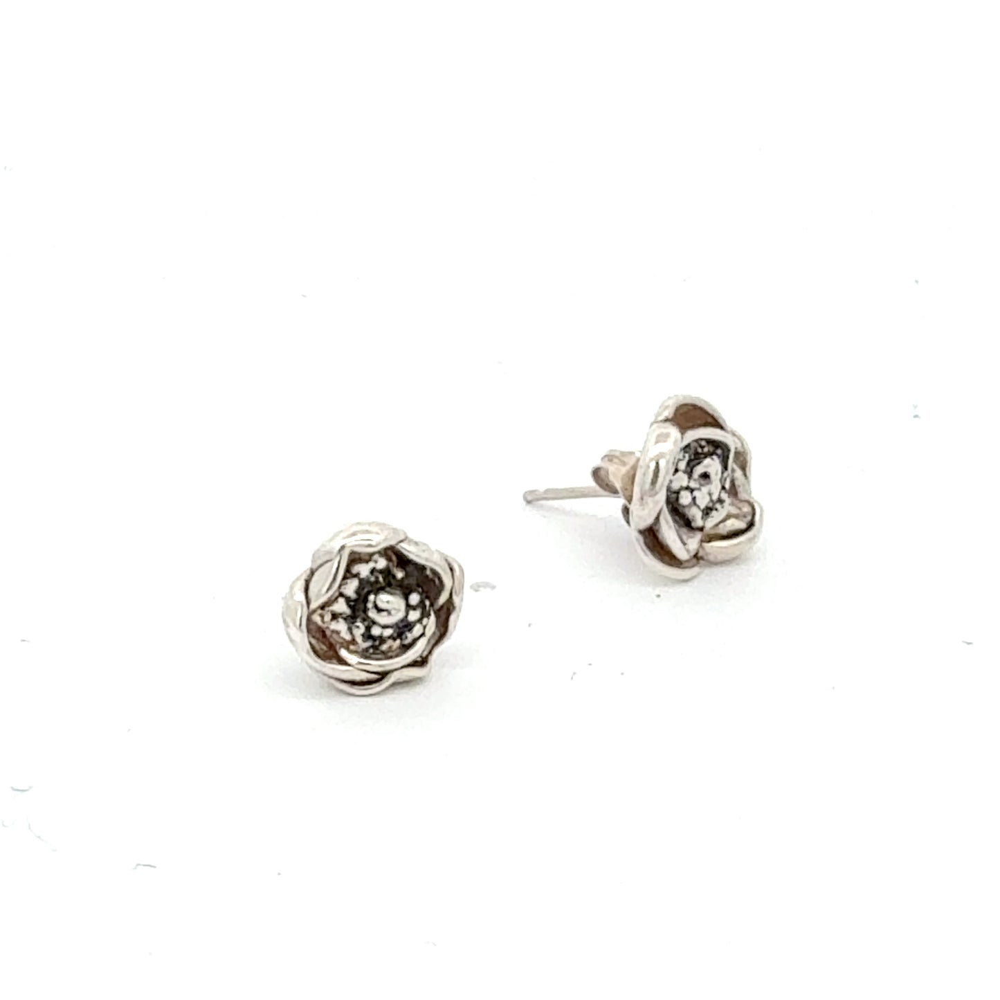 Rose stud earrings