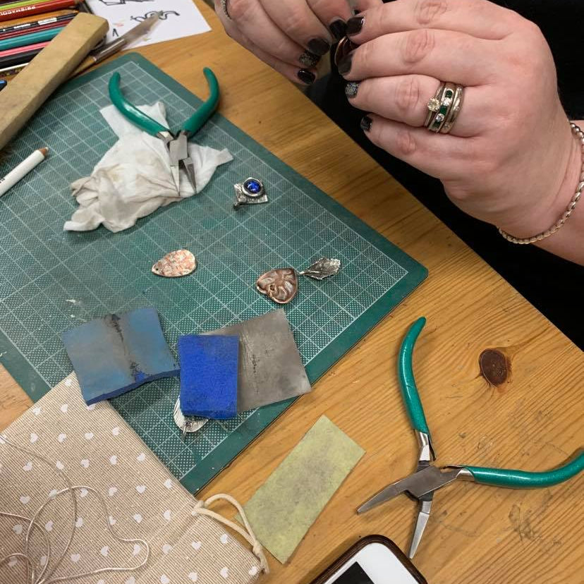 Enamel in Silver Jewellery