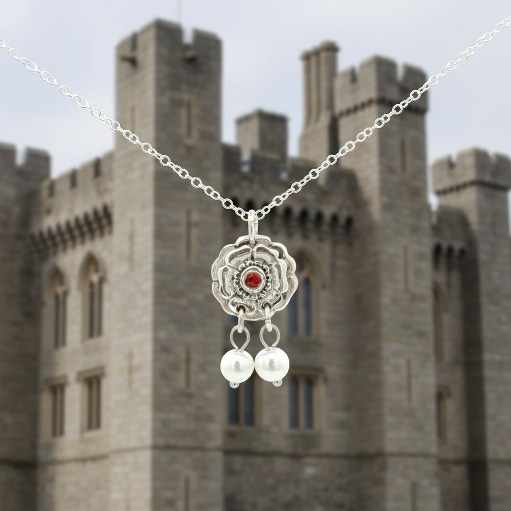 Red Rose Stone Pendant