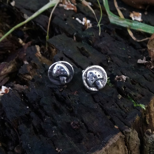 Mushroom earrings