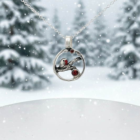 Robin redbreast necklace