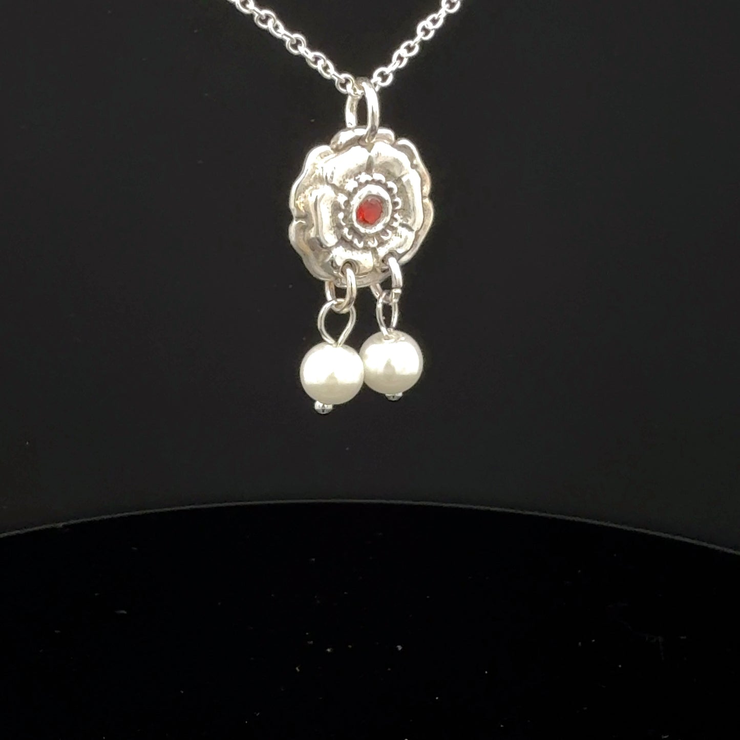 Red Rose Stone Pendant