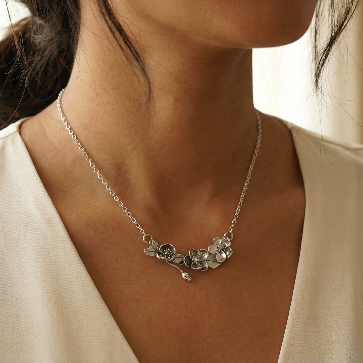 Rose Necklace Pendant