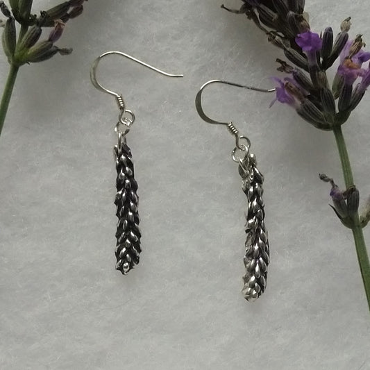 Lavender inflorescence earrings