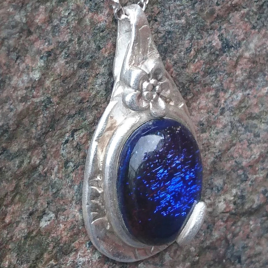 Deep blue amulet