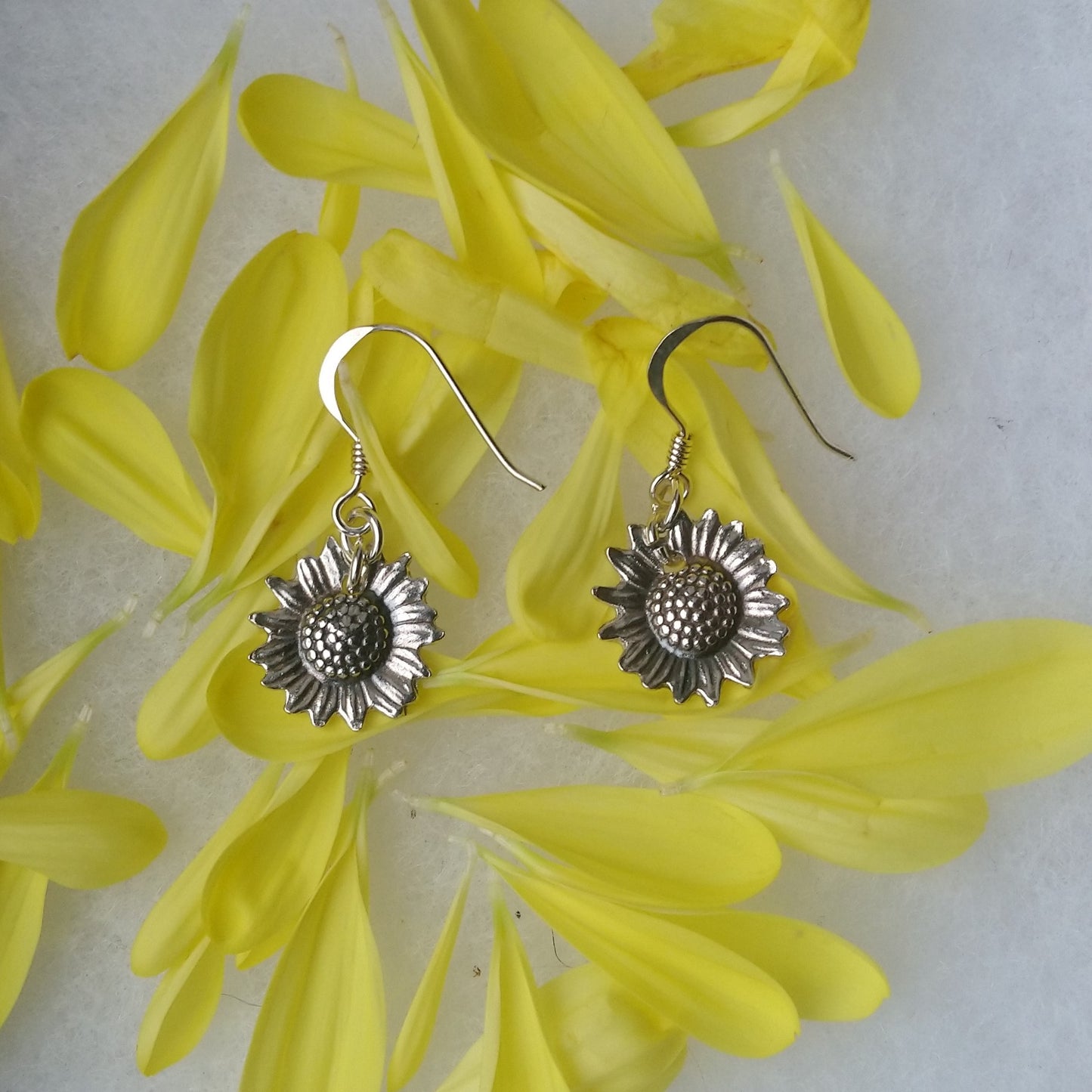 Sunflower earrings